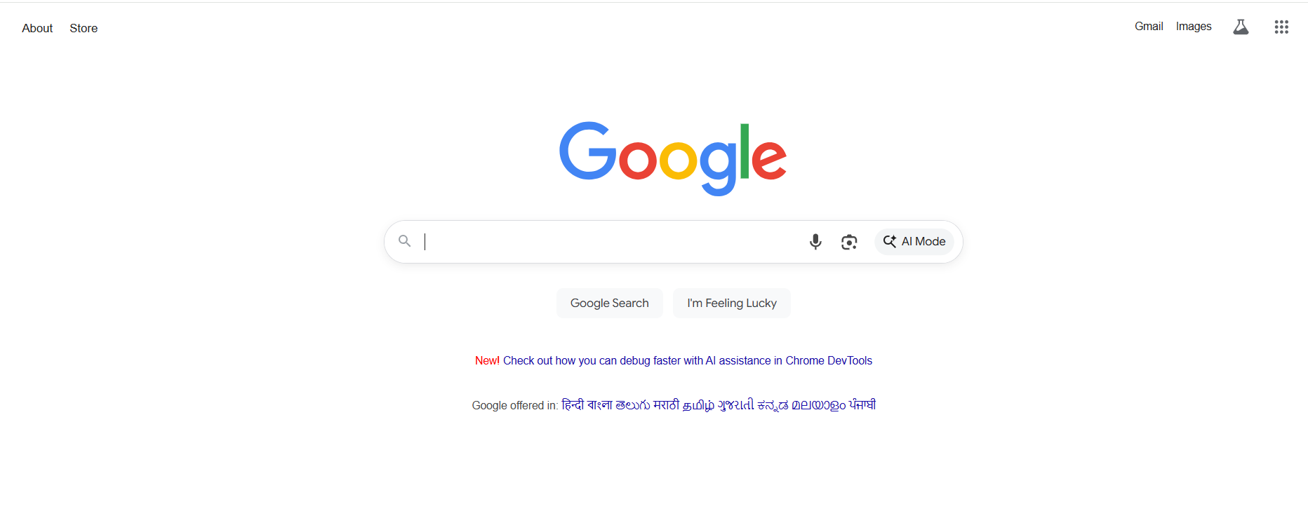 Google homepage with search bar and logo, highlighting its role as a top search engine for SEO optimization.