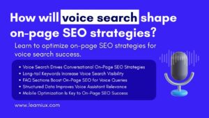 How will voice search shape on-page SEO strategies?